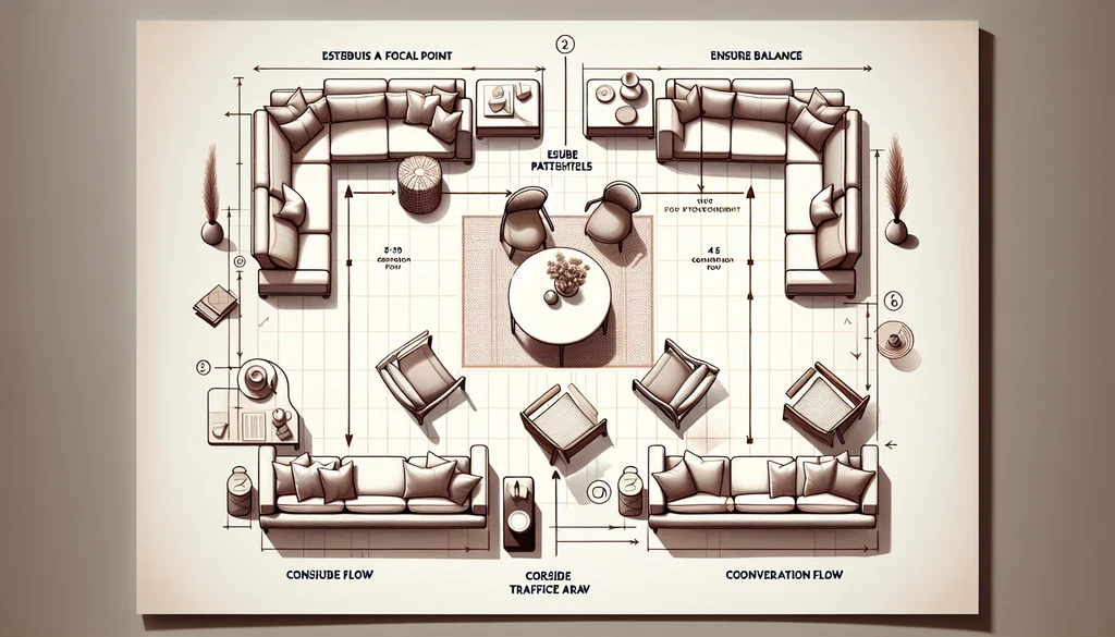Standard Spacing Guidelines for Furniture Placement