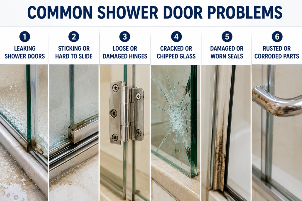 Common Shower Door Problems
