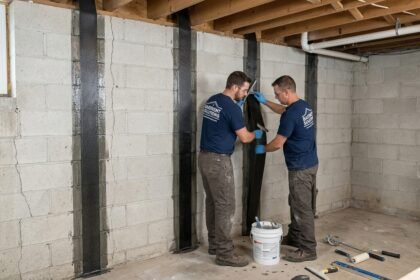 Carbon Fiber Straps for Basement Walls