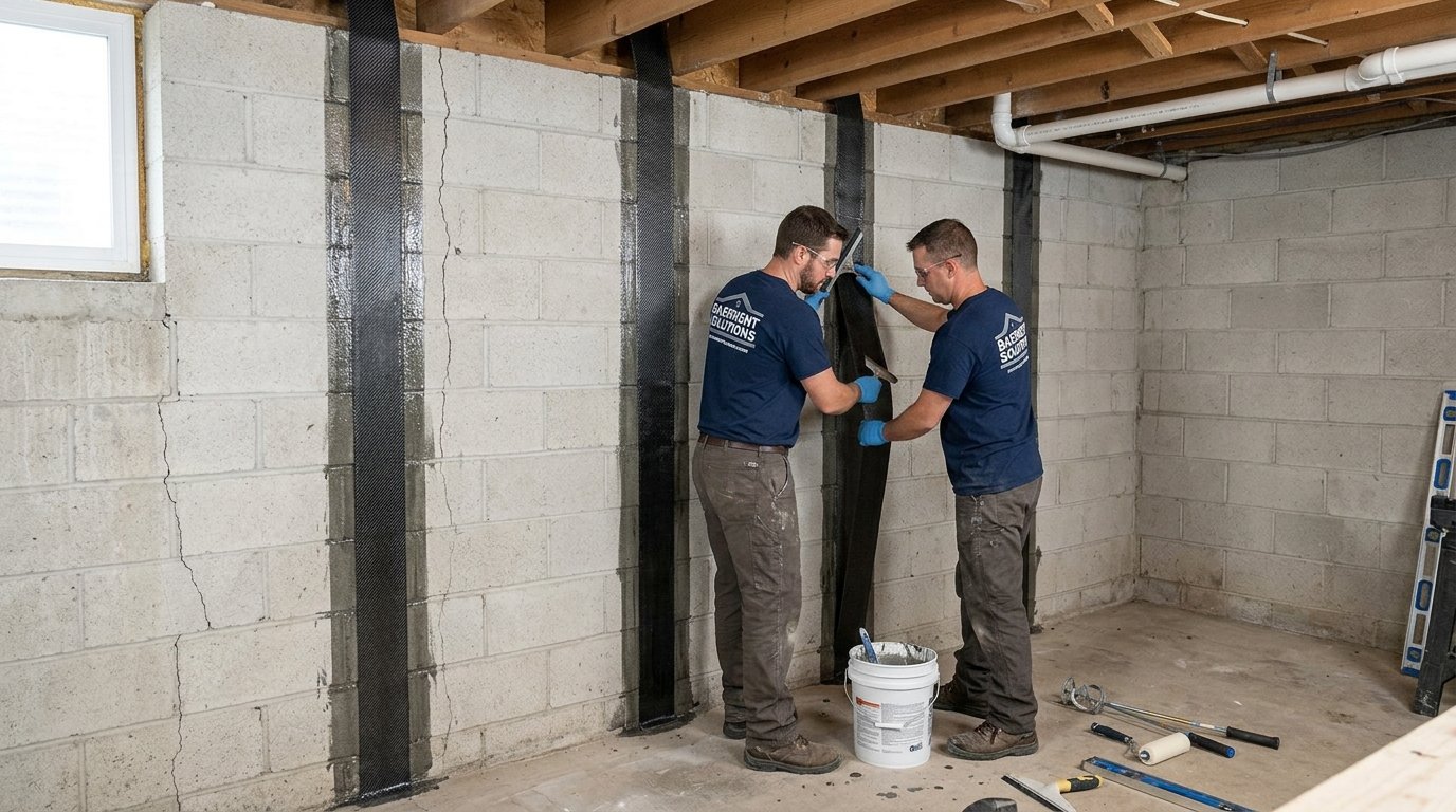 Carbon Fiber Straps for Basement Walls