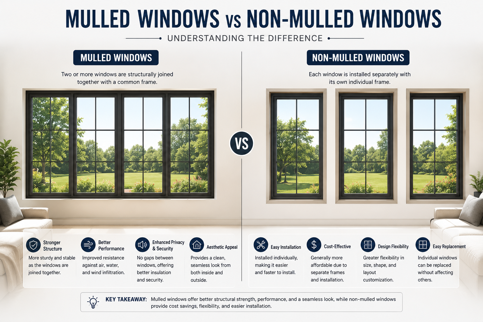 Mulled Windows vs Non-Mulled Windows