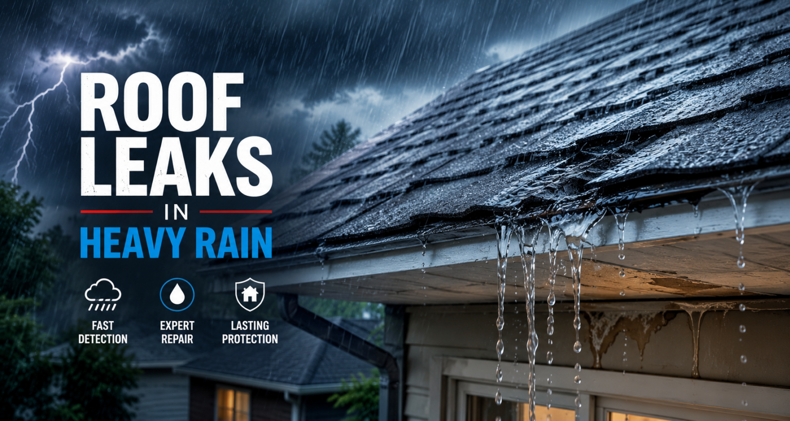 Roof Leaks in Heavy Rain