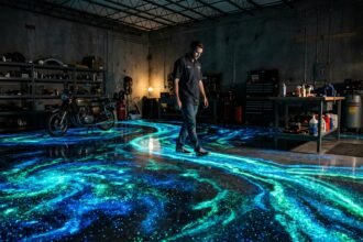 Glow in the Dark Epoxy Floor