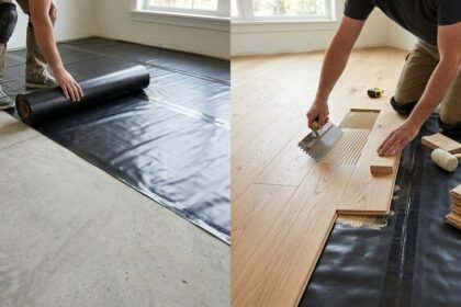 Attach Hardwood Floor to Concrete