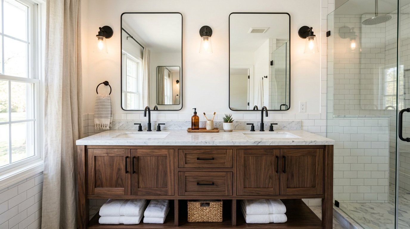 How Deep Is a Bathroom Vanity? Complete Size Guide 2026