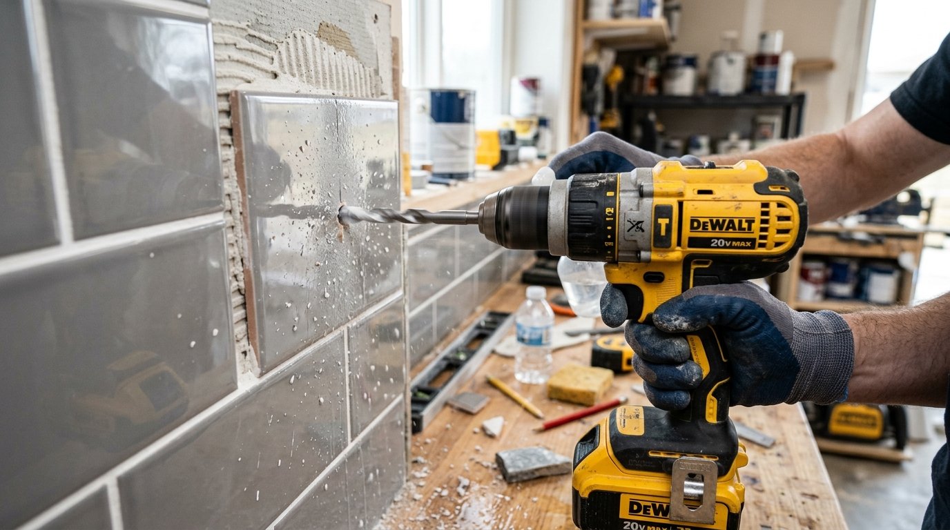 How to Drill Into Tile