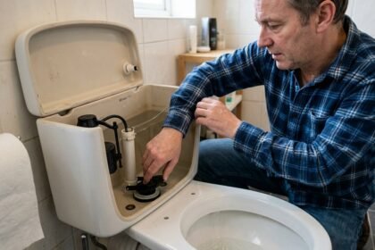Manually Flush a Toilet