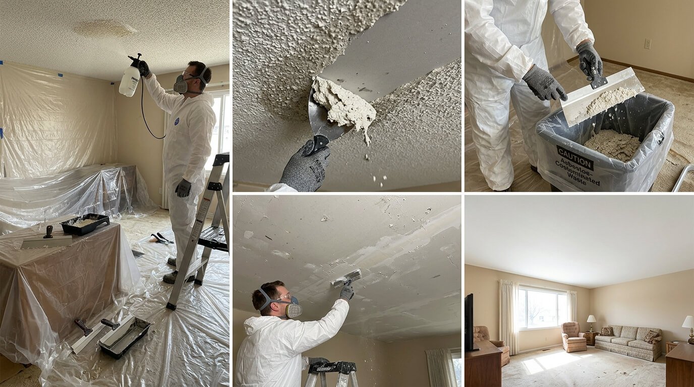 Cost to Remove Popcorn Ceiling