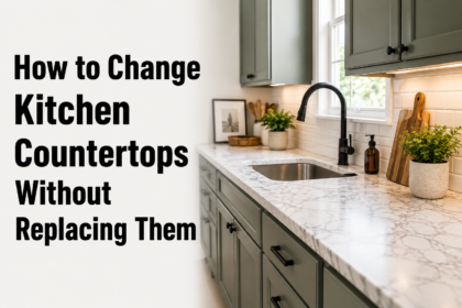 How to Change Kitchen Countertops Without Replacing Them