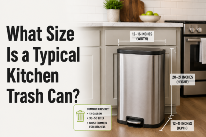 What Size Is a Typical Kitchen Trash Can?