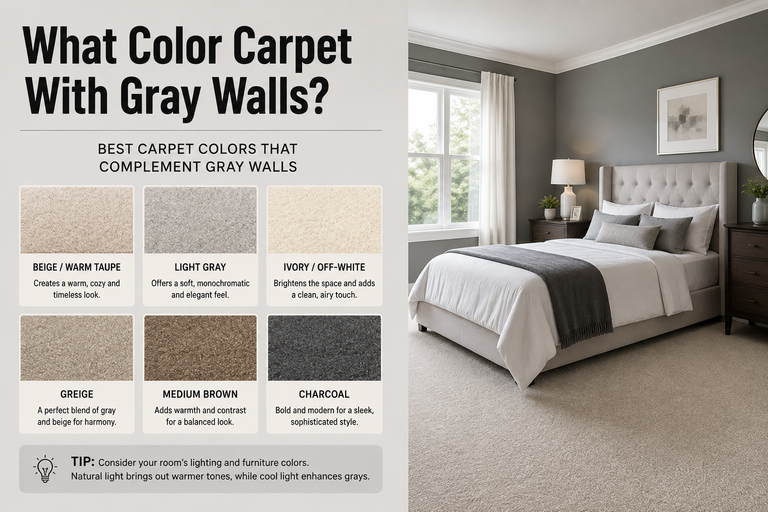 What Color Carpet With Gray Walls? Complete Guide