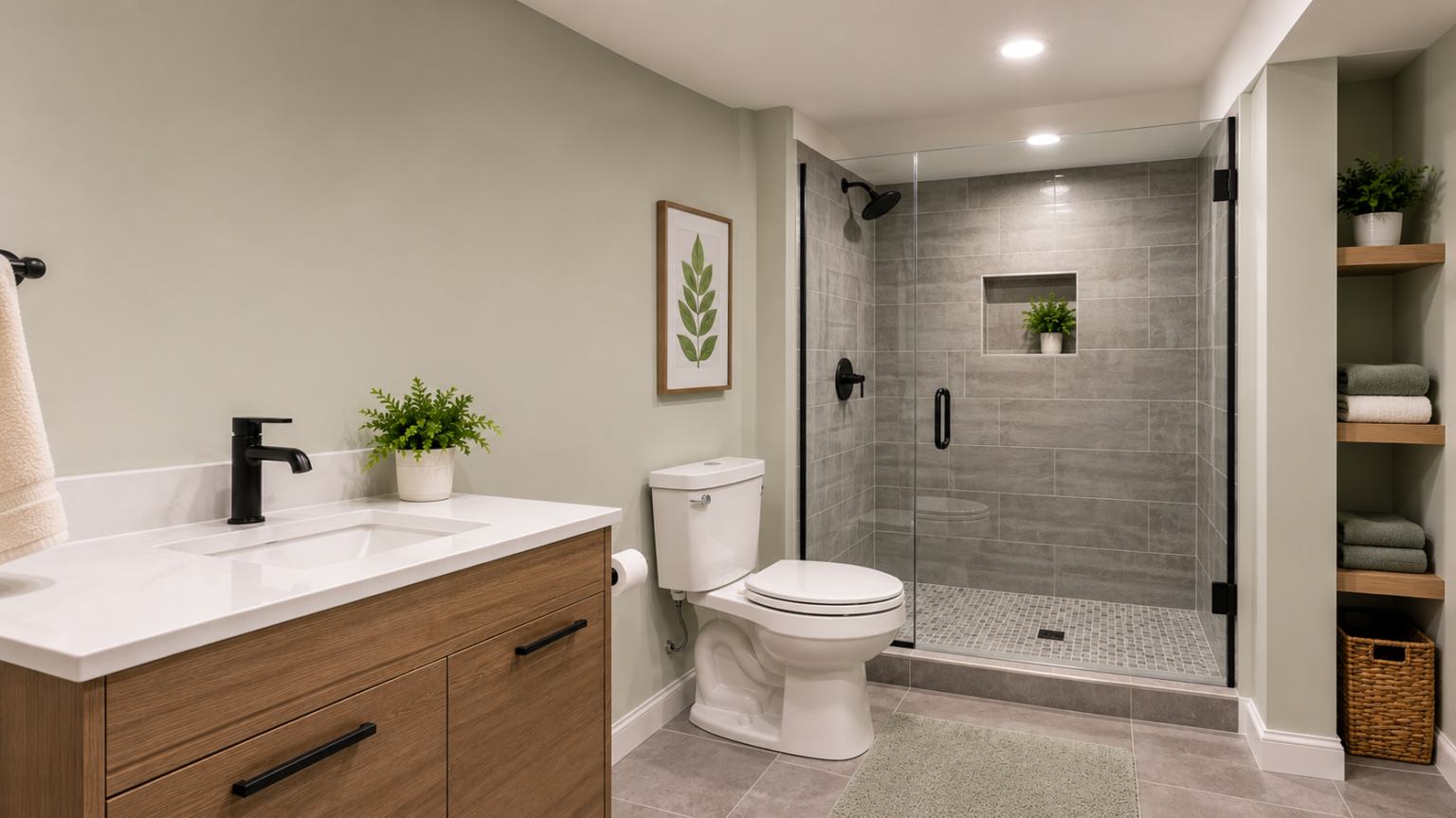 Install a Bathroom in a Basement