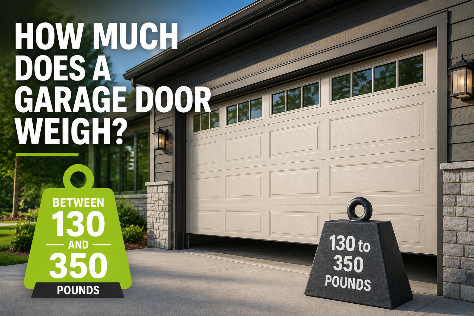 How Much Does a Garage Door Weigh?