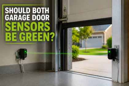 Should Both Garage Door Sensors Be Green?