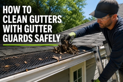 How to Clean Gutters With Gutter Guards Safely