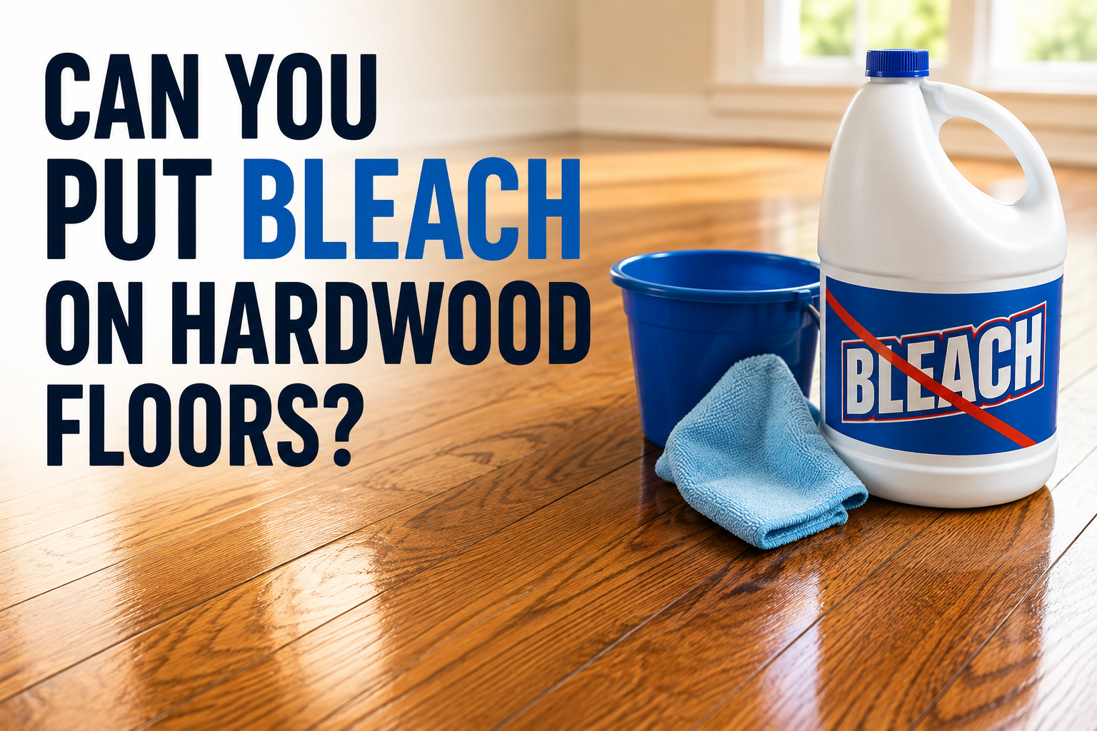 Can You Put Bleach on Hardwood Floors? Safe Cleaning Guide