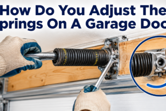 How Do You Adjust The Springs On A Garage Door