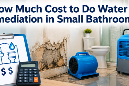 How Much Cost to Do Water Remediation in Small Bathroom