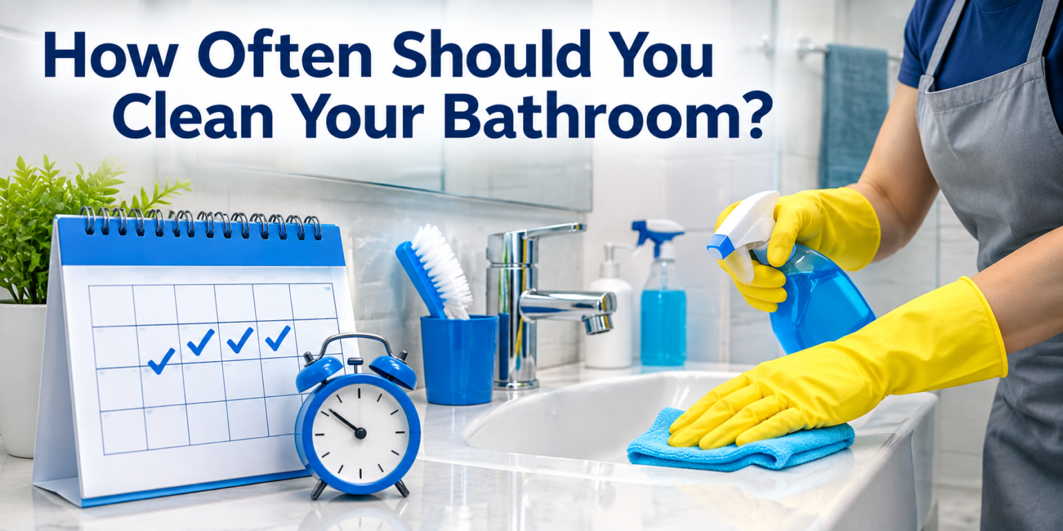 How Often Should You Clean Your Bathroom?