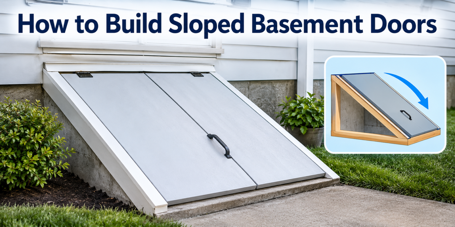 How to Build Sloped Basement Doors