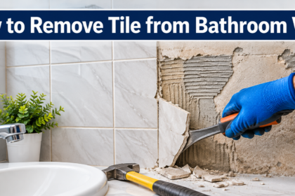 How to Remove Tile from Bathroom Wall
