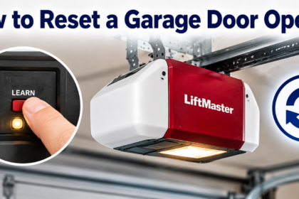 How to Reset a Garage Door Opener