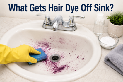 What Gets Hair Dye Off Sink?