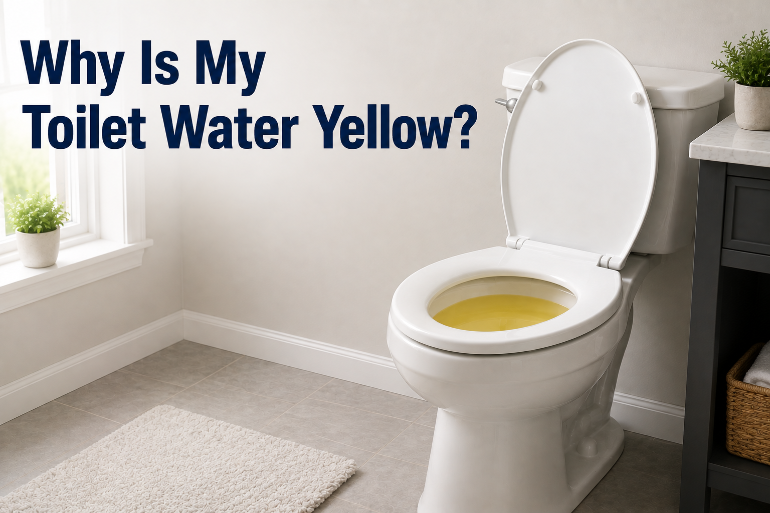Why Is My Toilet Water Yellow?