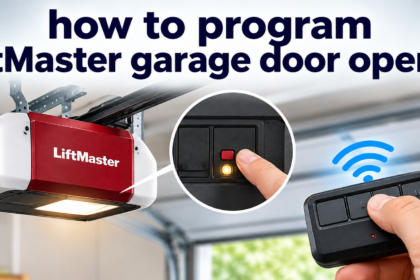 how to program liftmaster garage door opener