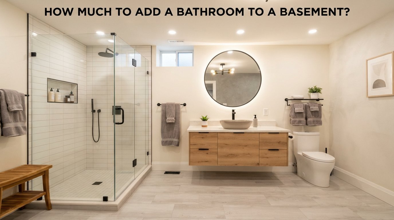 How Much to Add a Bathroom to a Basement?