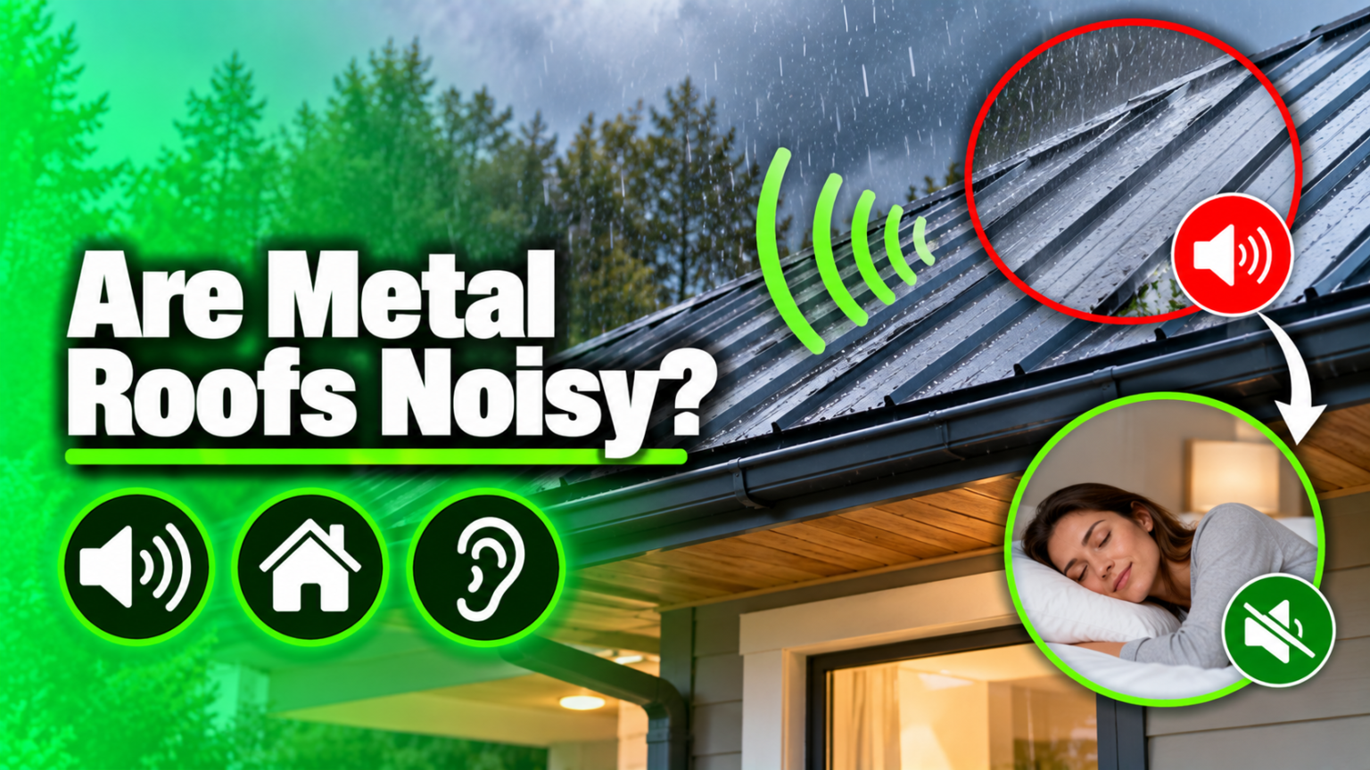 Are Metal Roofs Noisy?