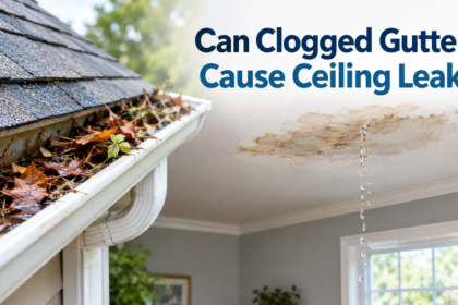 Can Clogged Gutters Cause Ceiling Leaks