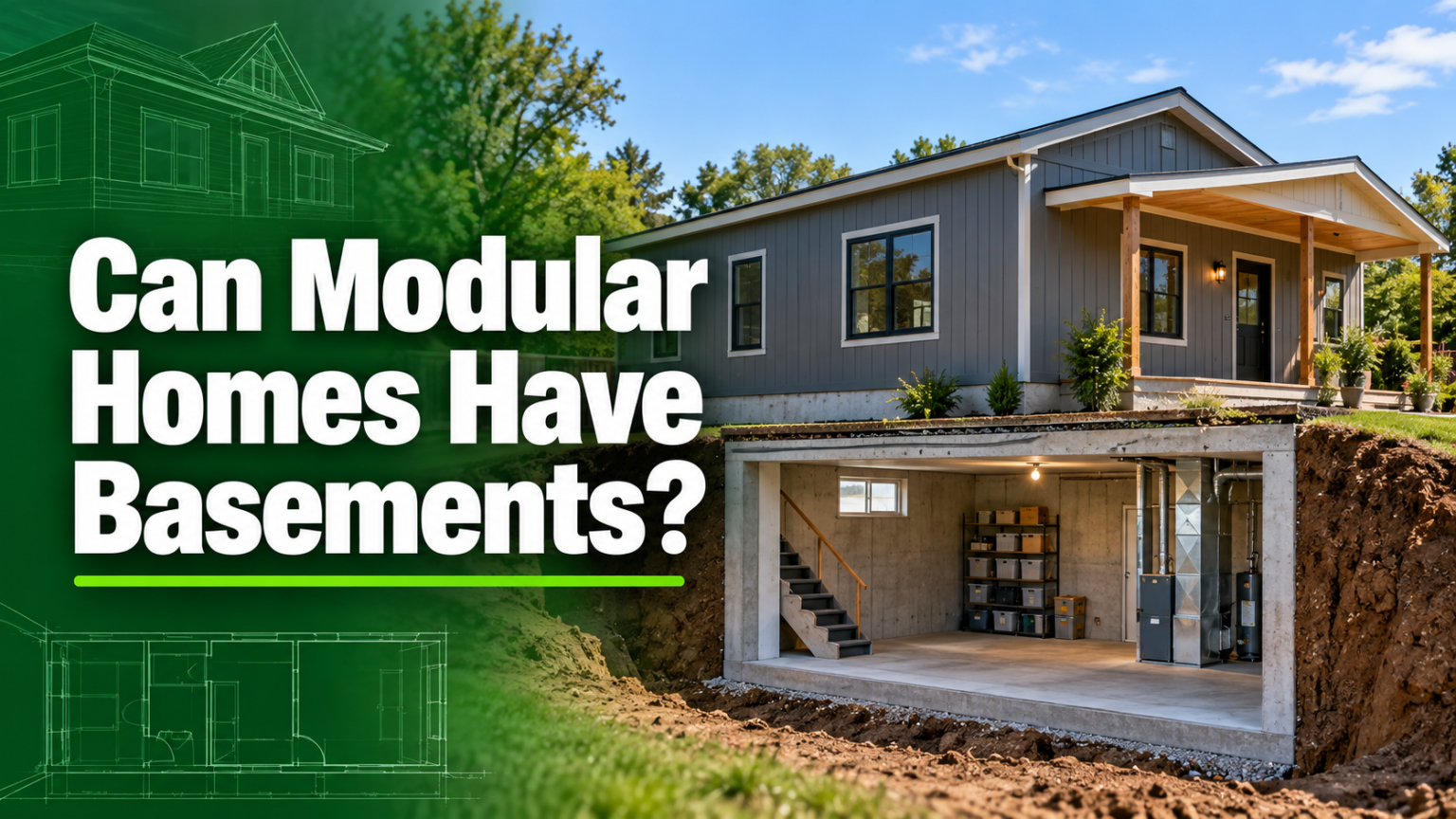 Can Modular Homes Have Basements