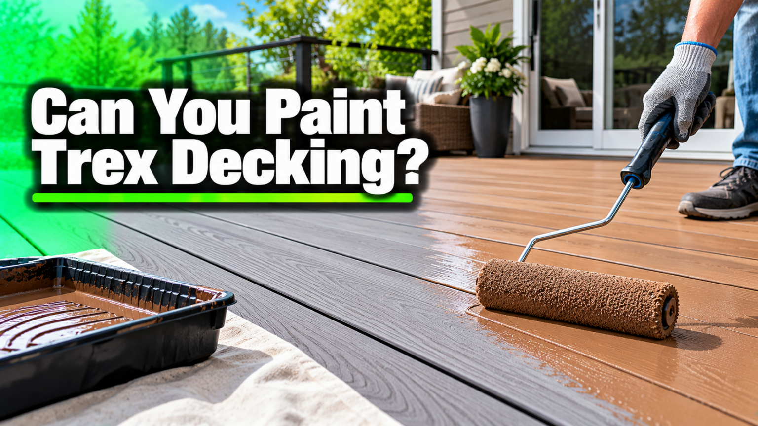 Can You Paint Trex Decking?