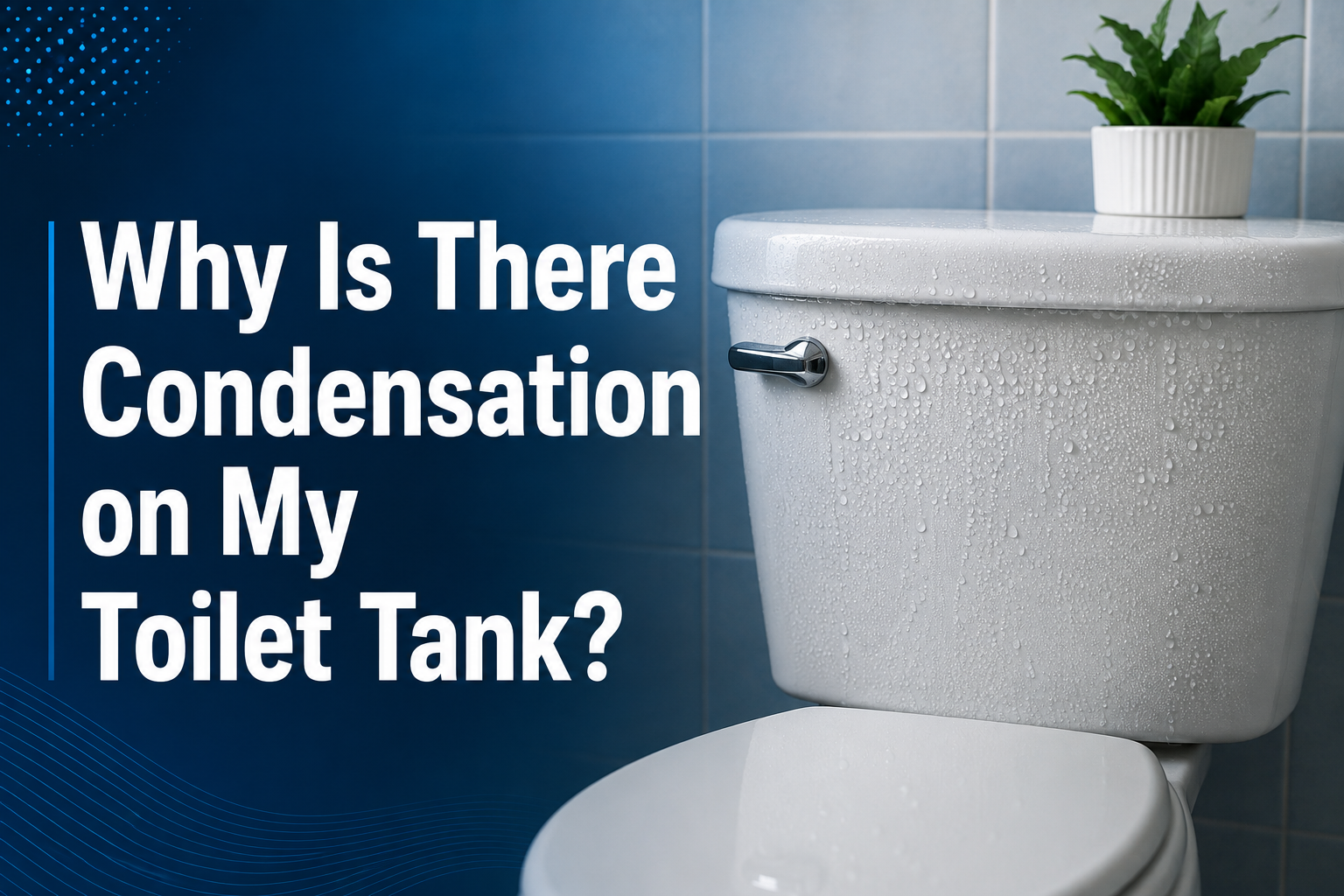 Why Is There Condensation on My Toilet Tank?