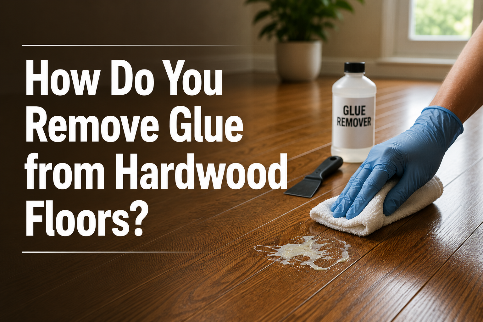 How Do You Remove Glue From Hardwood Floors