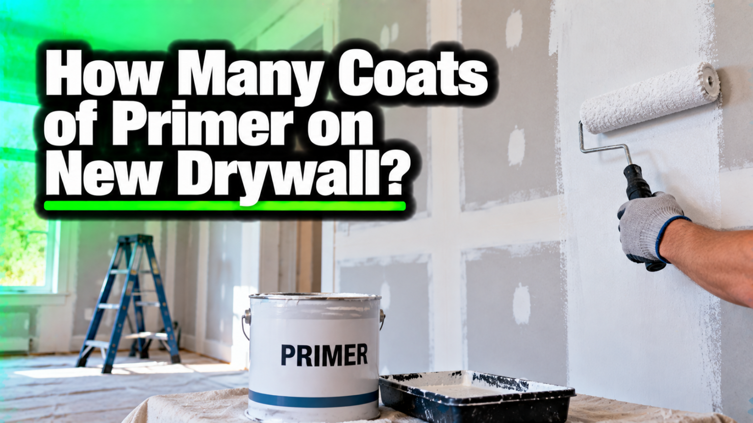 How Many Coats of Primer on New Drywall?