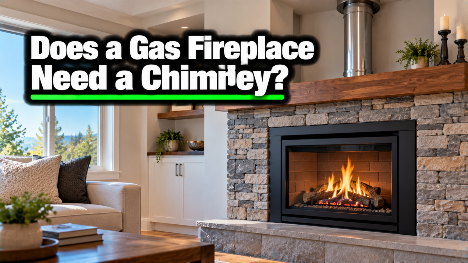 Does a Gas Fireplace Need a Chimney