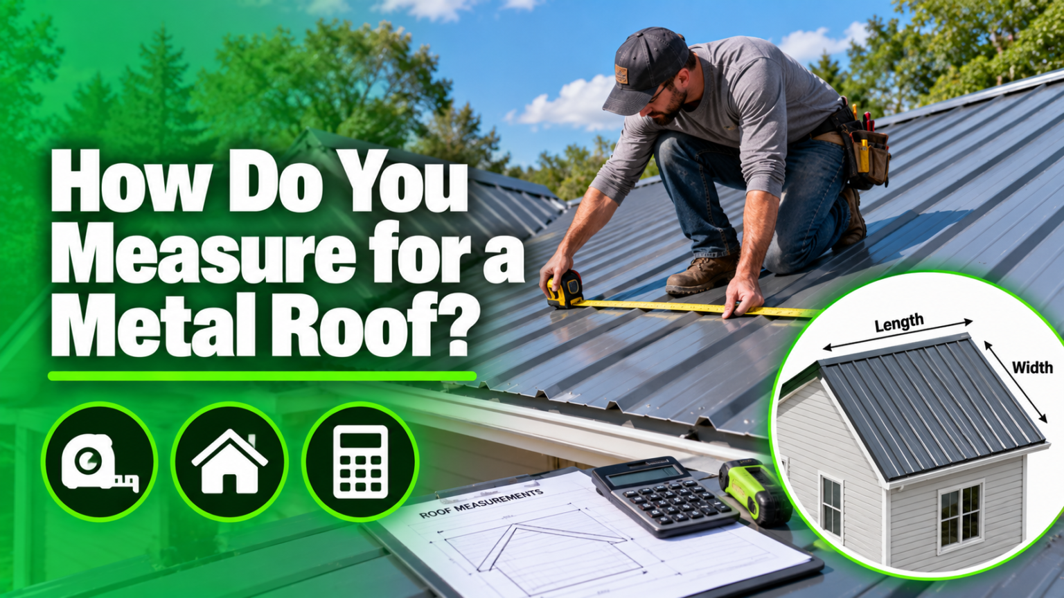 How Do You Measure for a Metal Roof