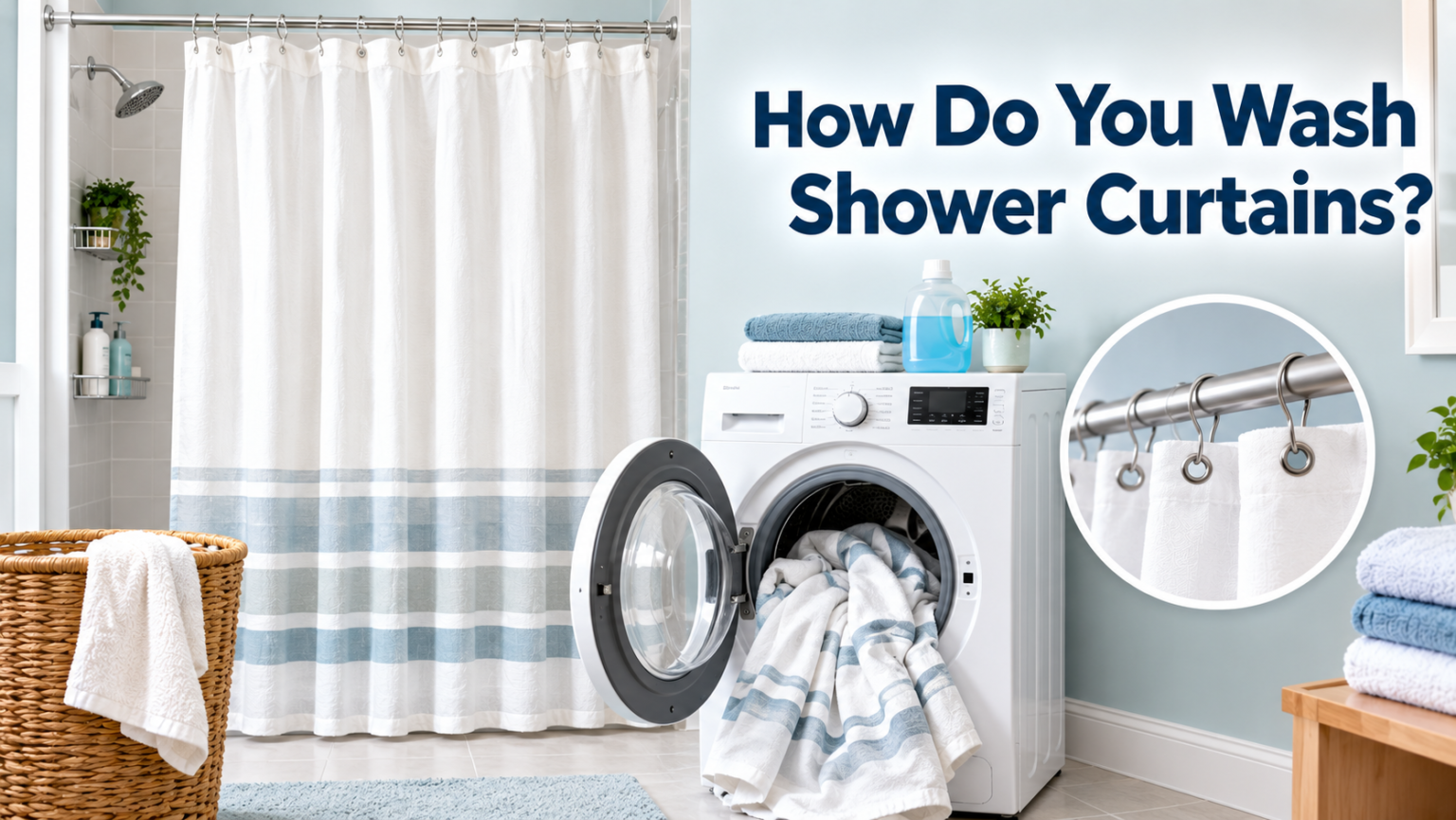 How Do You Wash Shower Curtains