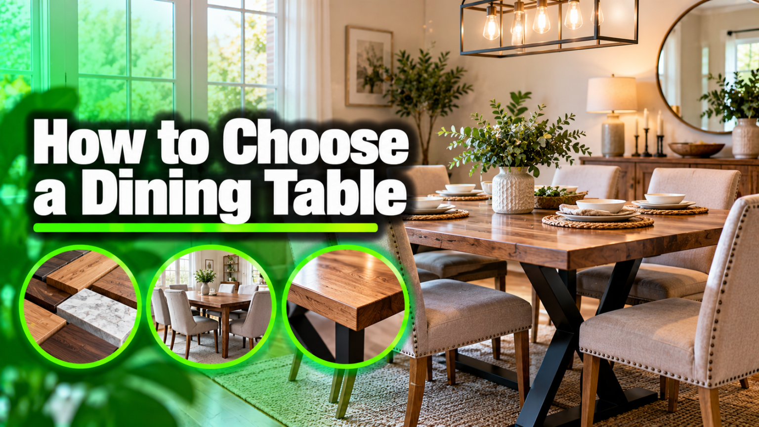How to Choose a Dining Table