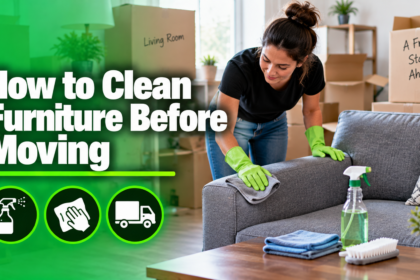 How to Clean Furniture Before Moving