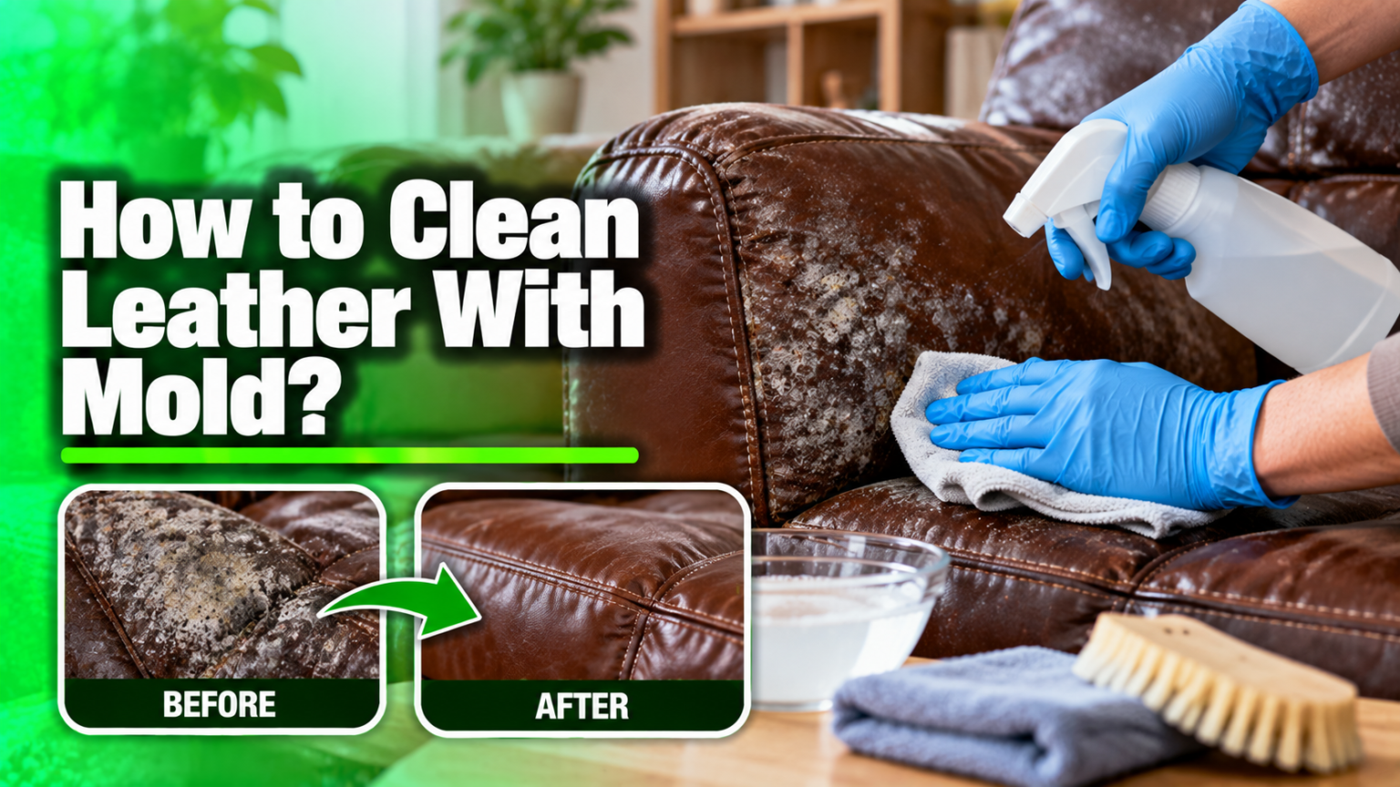 How to Clean Leather With Mold