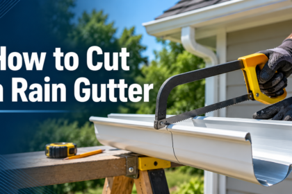 How to Cut a Rain Gutter