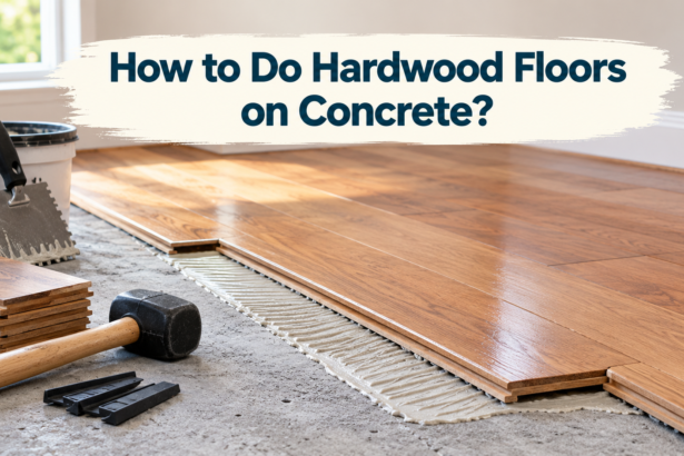 How to Do Hardwood Floors on Concrete?