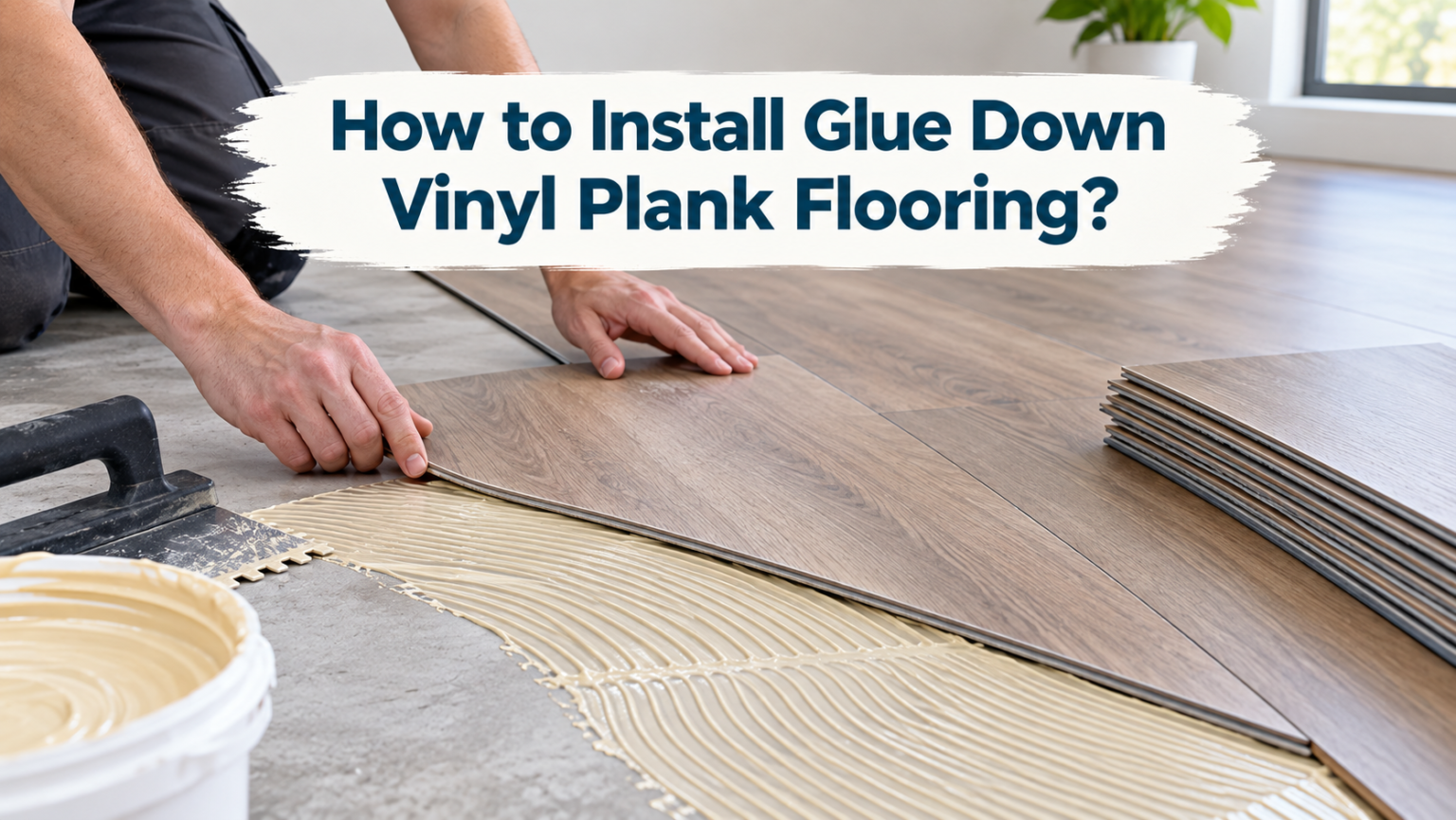How to Install Glue Down Vinyl Plank Flooring?