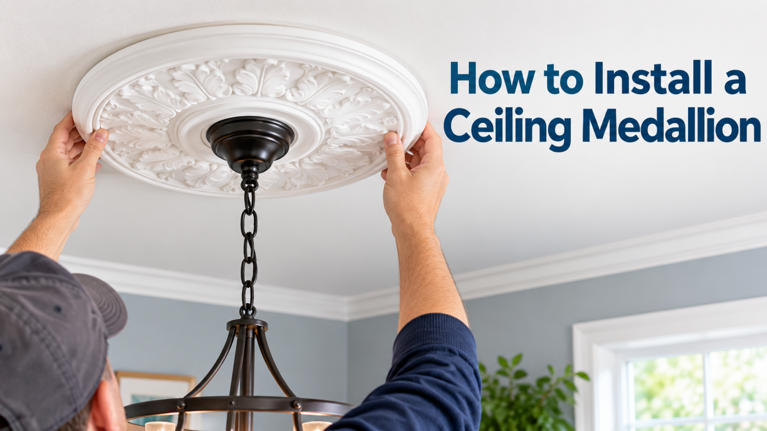 How to Install a Ceiling Medallion