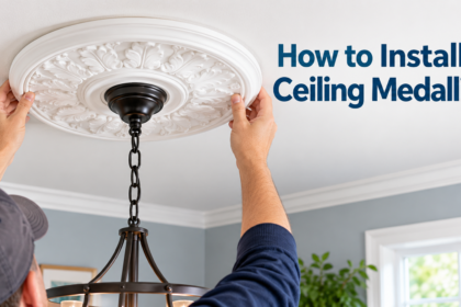 How to Install a Ceiling Medallion