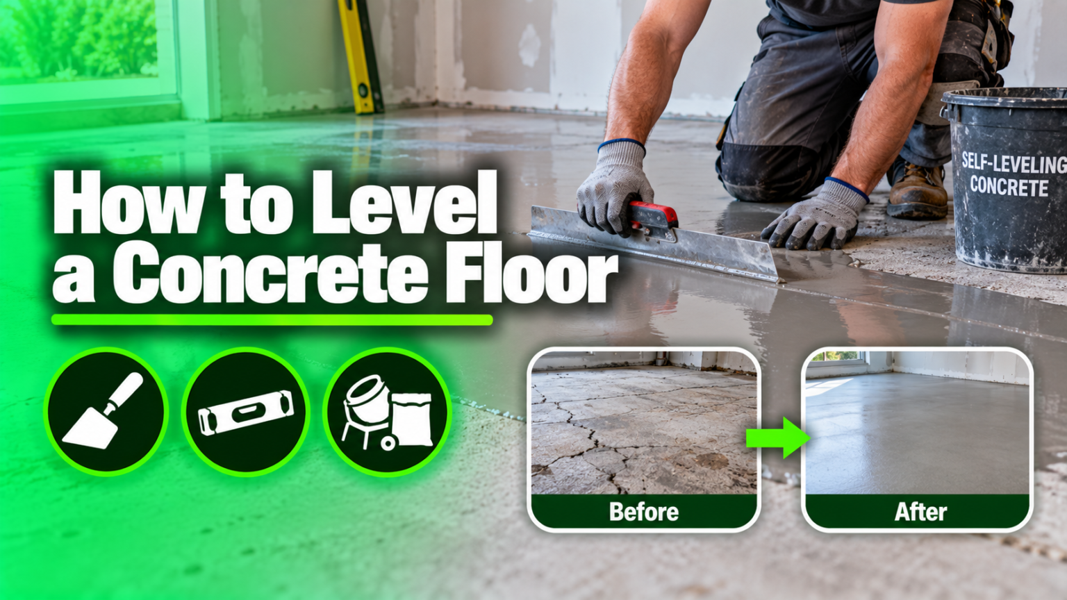 How to Level a Concrete Floor