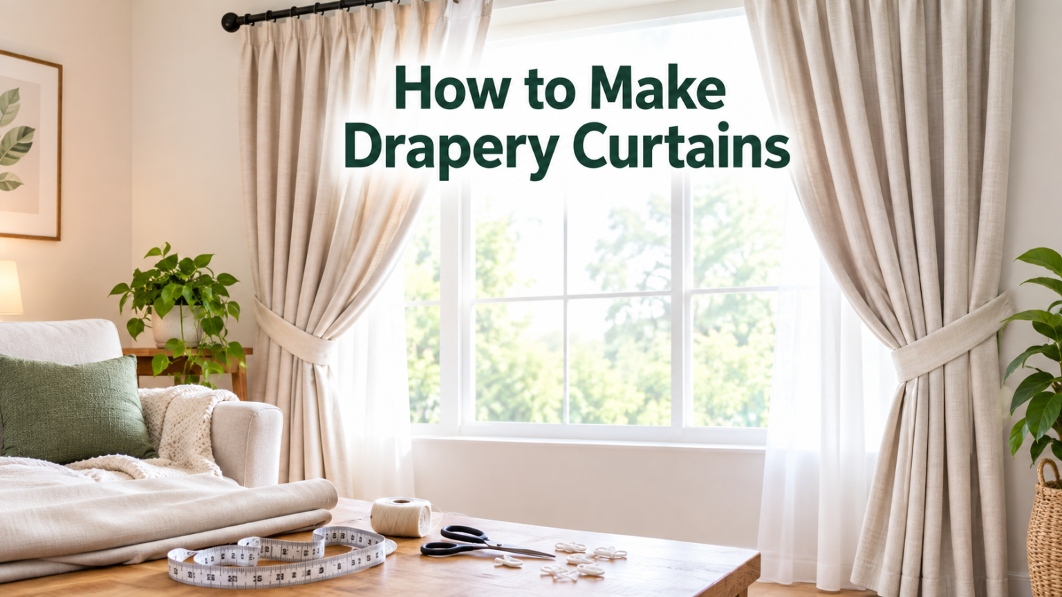 How to Make Drapery Curtains